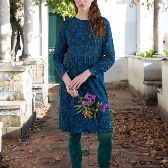 Gudrun Sjoden Dresses Gudrun Sjoden Womens Linen Tunic Dress Blue